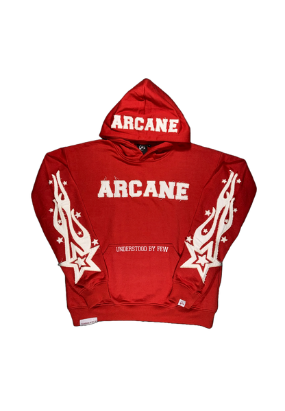 ARCANE FLAMING STAR HOODIE