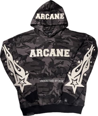 ARCANE FLAMING STAR HOODIE
