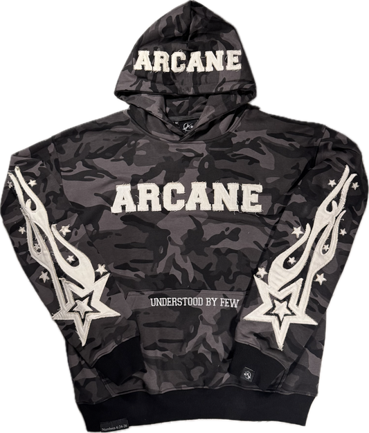 ARCANE FLAMING STAR HOODIE